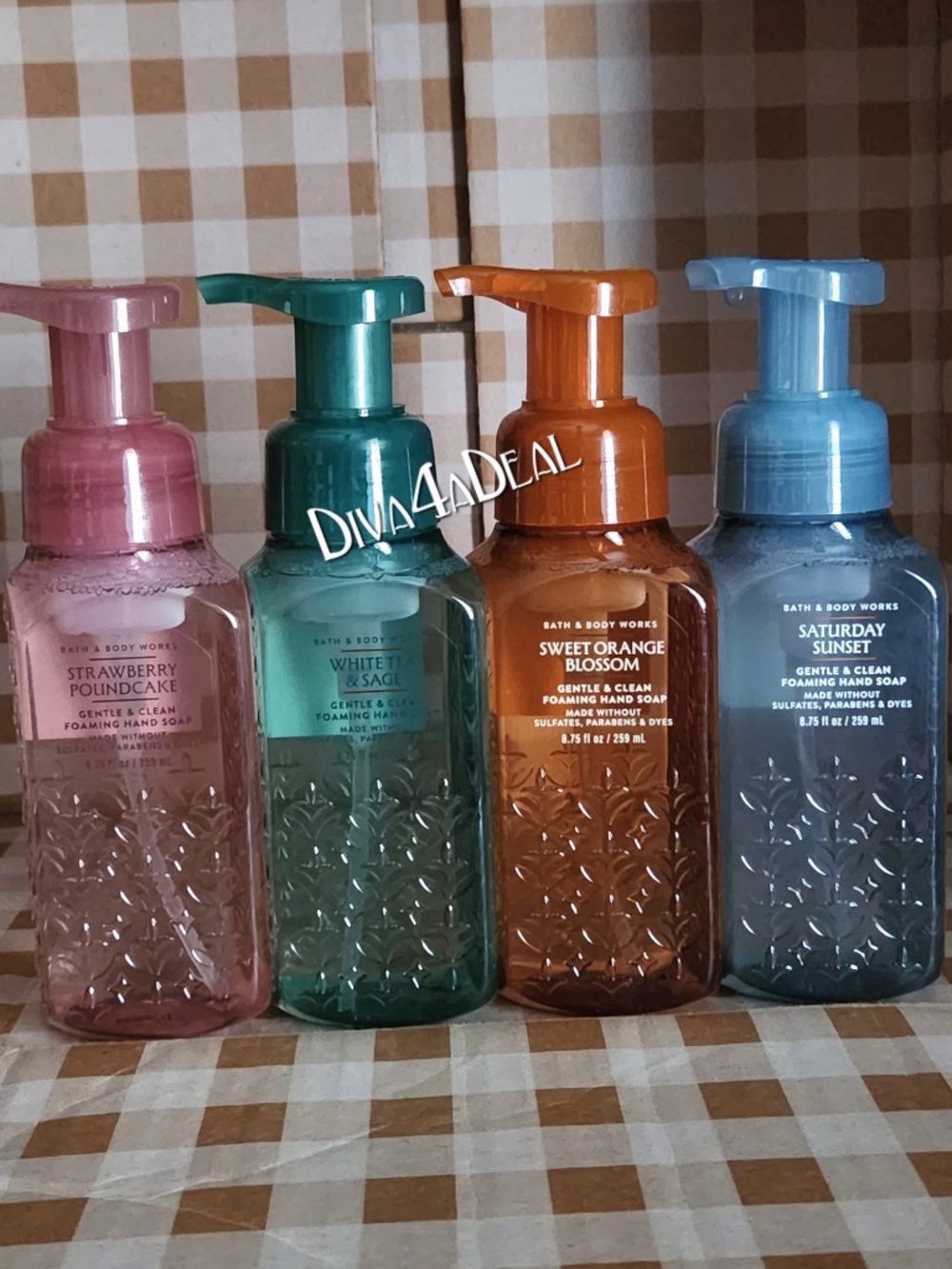 4X Bath Body Works Foaming Hand Soap Bundle